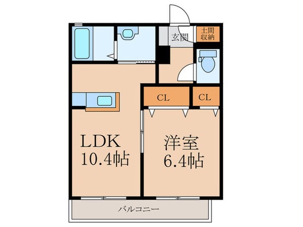 アクシア南若園の物件間取画像